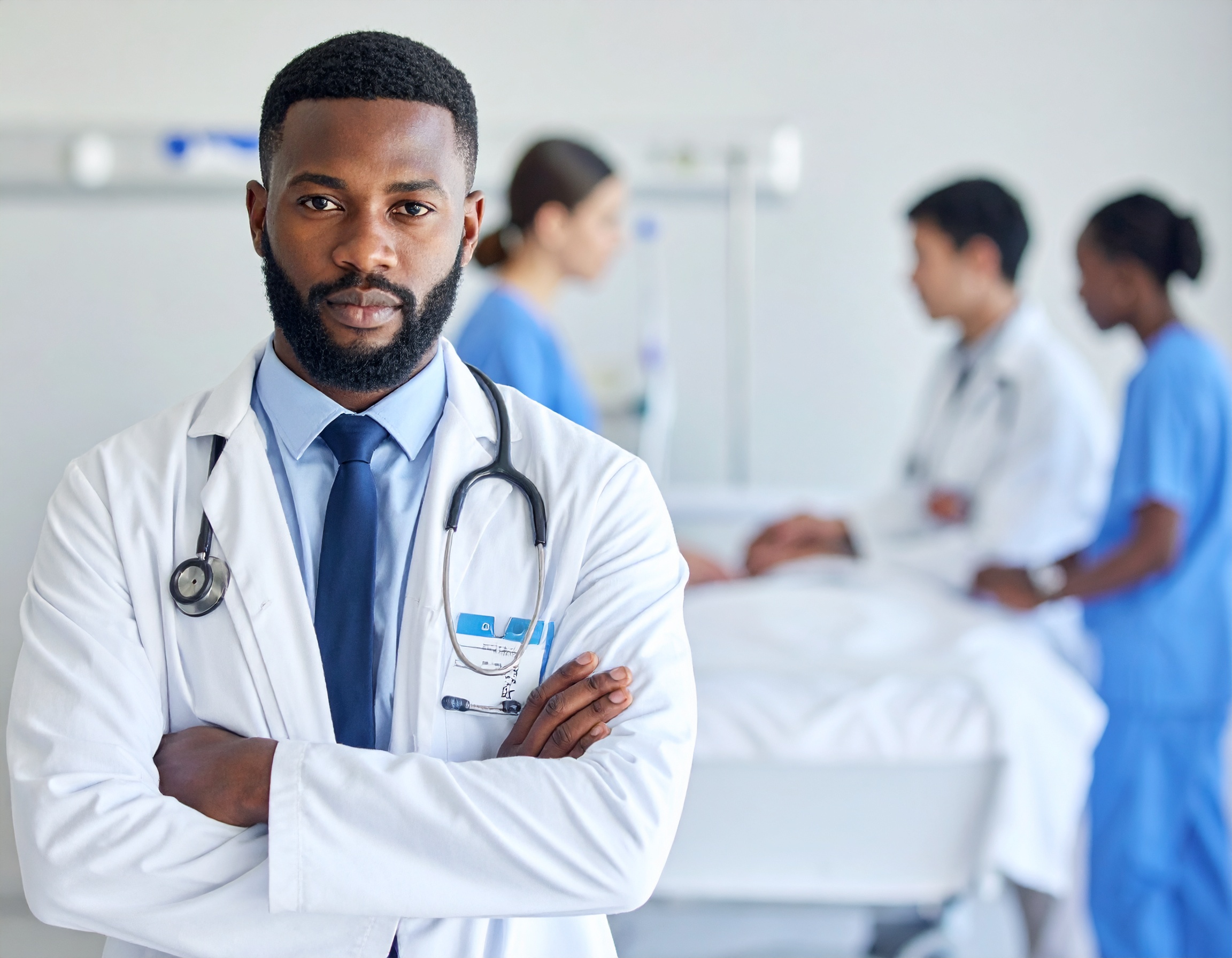 services-01 Firefly Black Handsome Doctor In An Hospital 221524